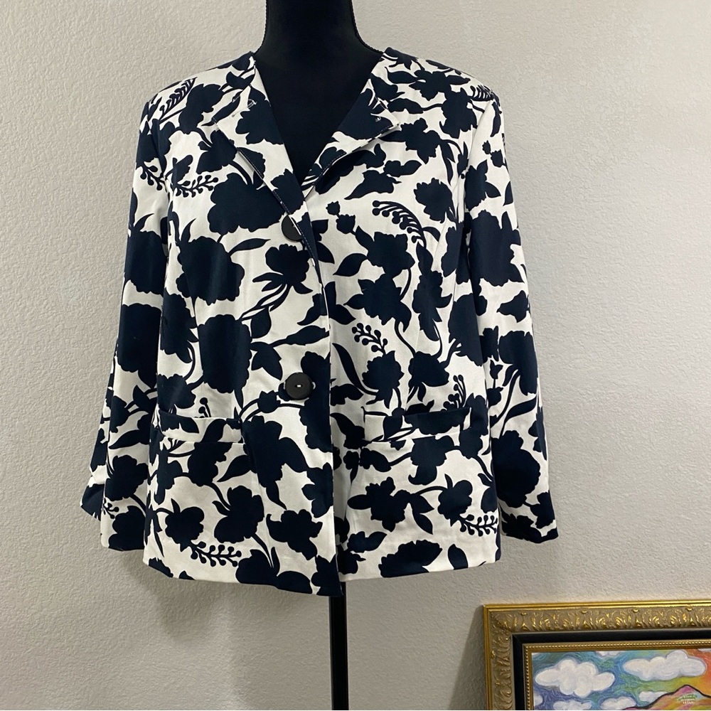 Louis Dell'Olio Black and White Women's Jacket